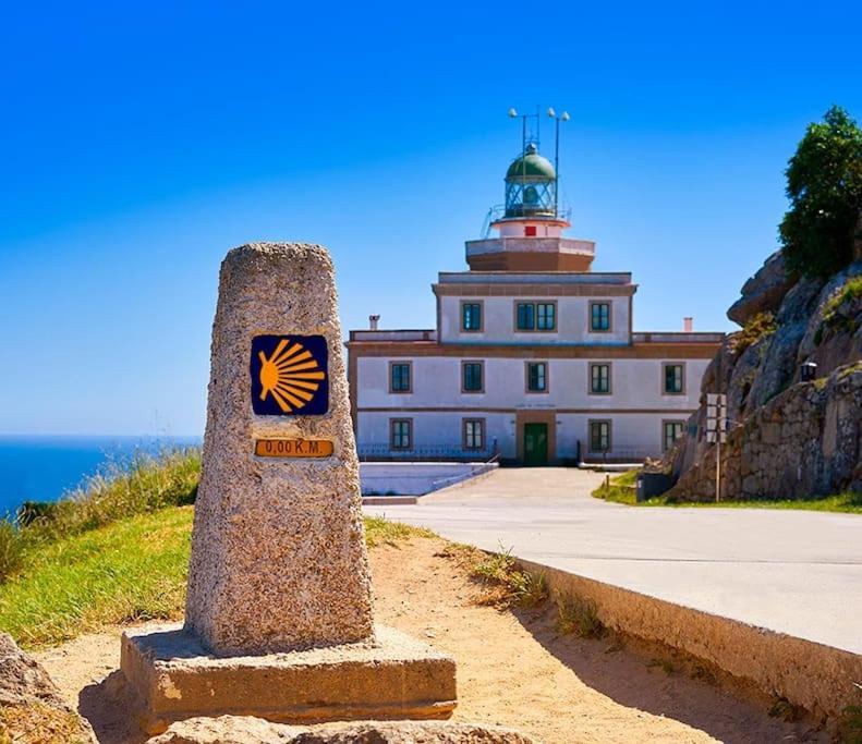 Piso A Capela Con Vistas Al Mar Apartment Finisterre Bagian luar foto