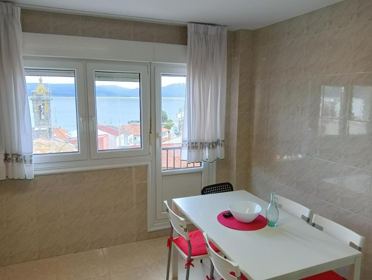 Piso A Capela Con Vistas Al Mar Apartment Finisterre Bagian luar foto
